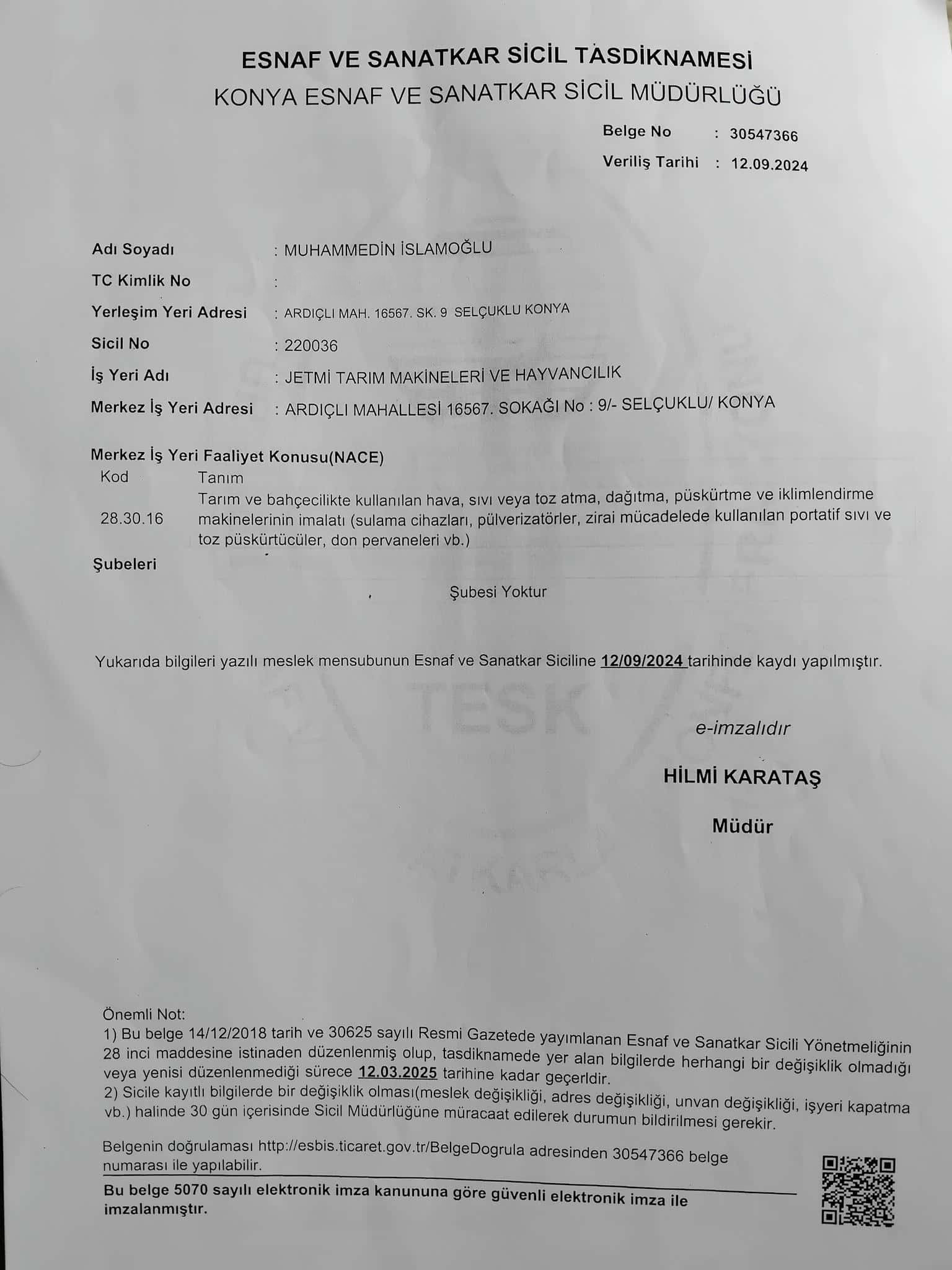 JetMi Diploma ve Sertifika