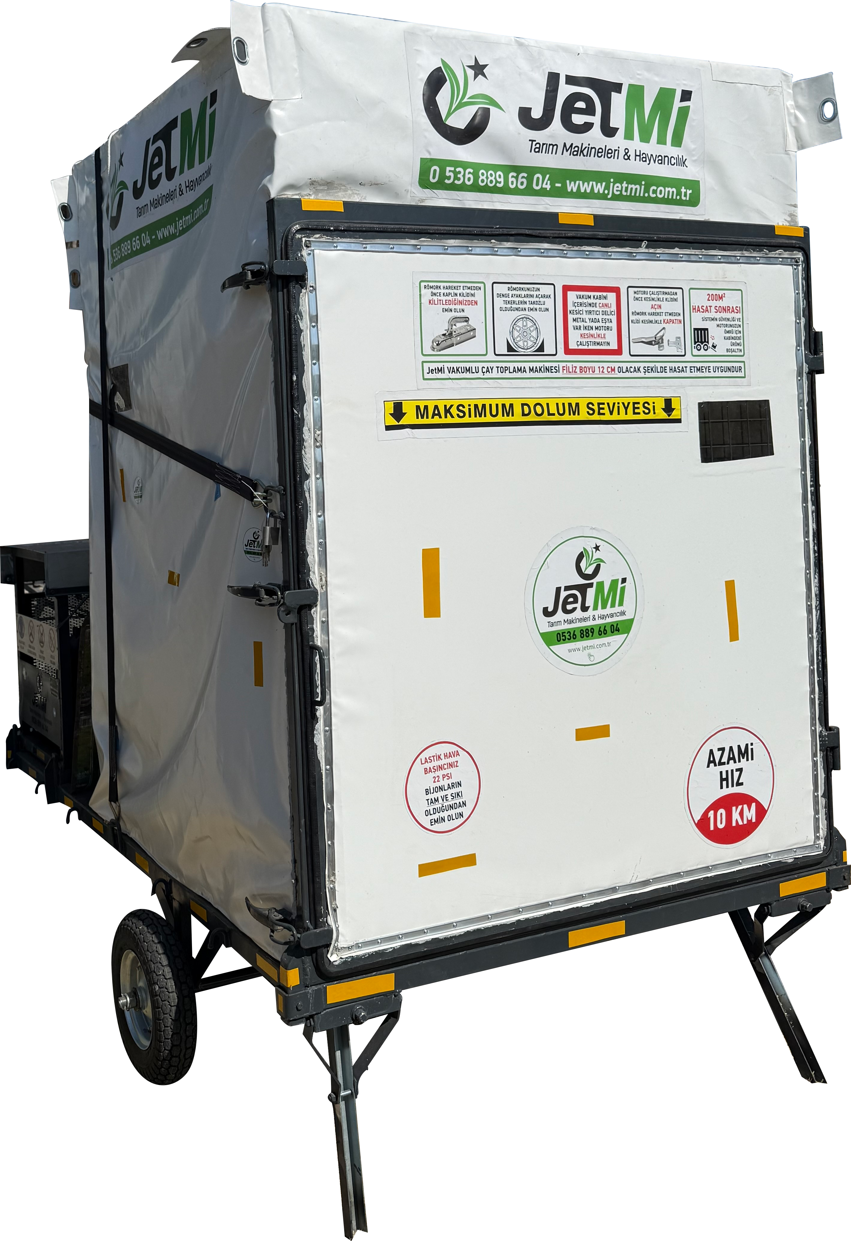 JetMi Büyük Tip Vakumlu Çay Toplama Makinesi